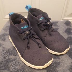 NATIVE navy blue drawstring lace shoes 13